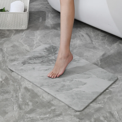 4 Colors! - 24'' x 15'' Diatomaceous Quick-Drying Stone Bath Mat