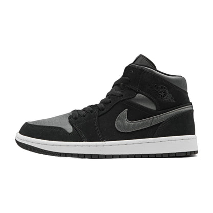 Air Jordan Men's Retro 1 Mid 'Nylon Black Anthracite' - 852542-012