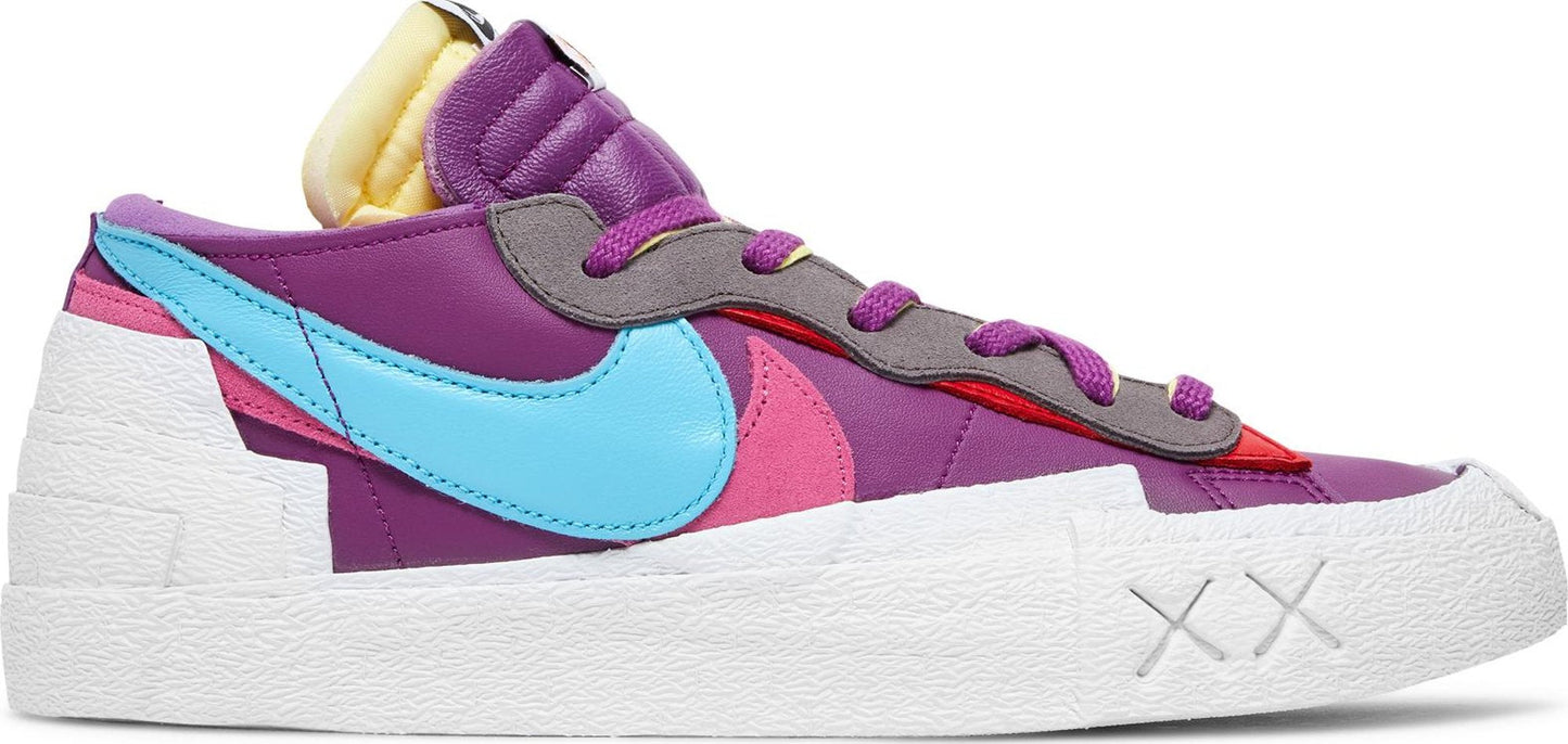 Nike Men's Blazer Low 'Sacai Kaws Purple Dusk' Sneakers