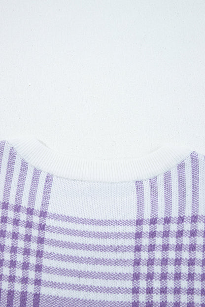 Threaded Pear Giuliana Ribbed Trim Loose Sweater