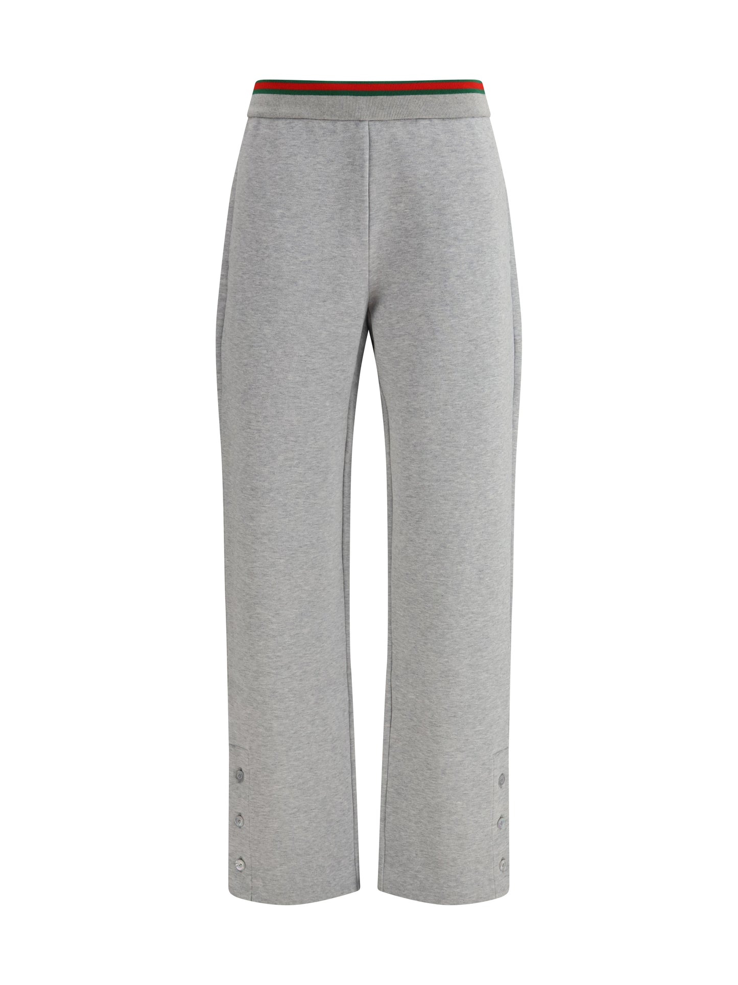 Trousers Cotton Jersey Grey Melange