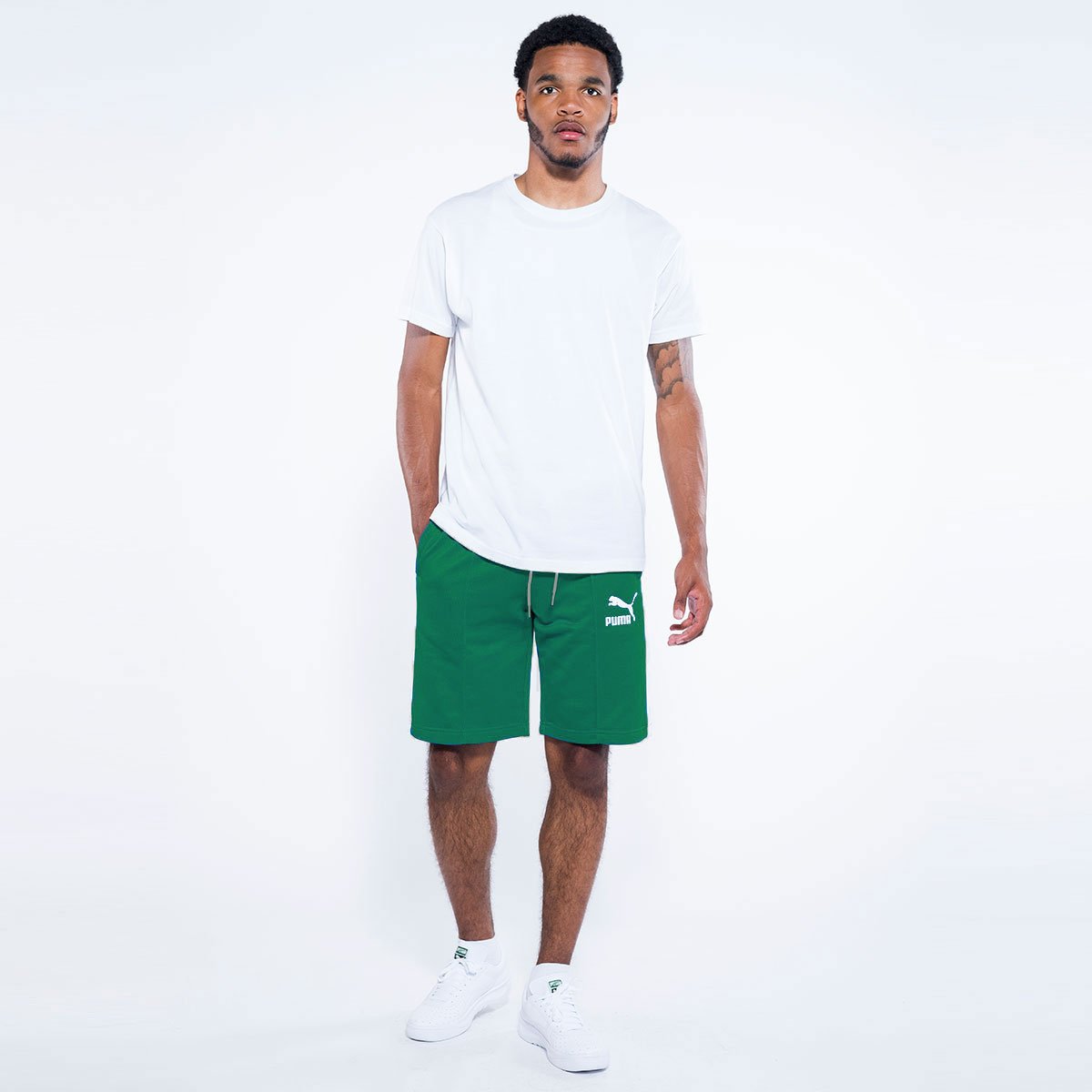 Puma Men's Pintuck Archive T7 Bermuda Short Shorts