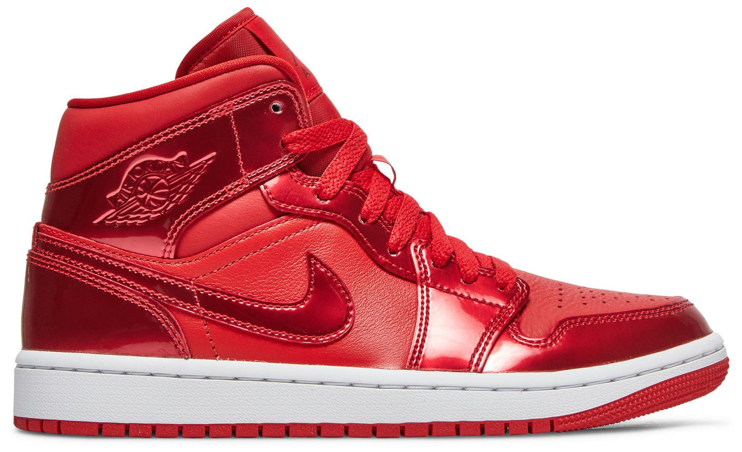 Air Jordan Women's Retro 1 Mid Se 'Pomegranate' Sneakers