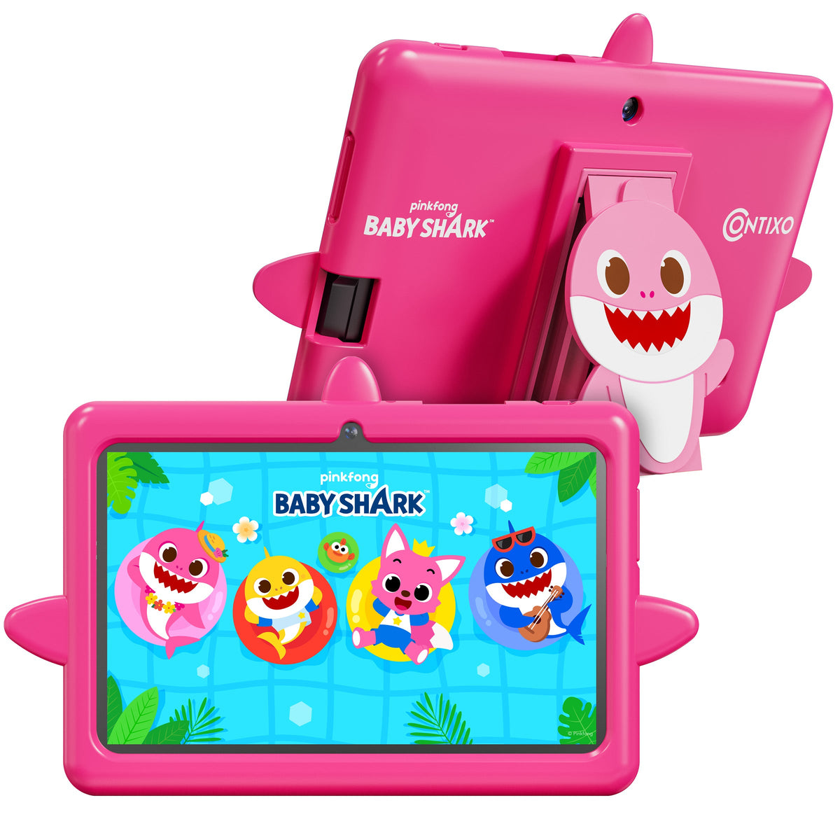 Pinkfong Baby Shark A8 7” Kids Tablet by Contixo | Android 16, 32GB