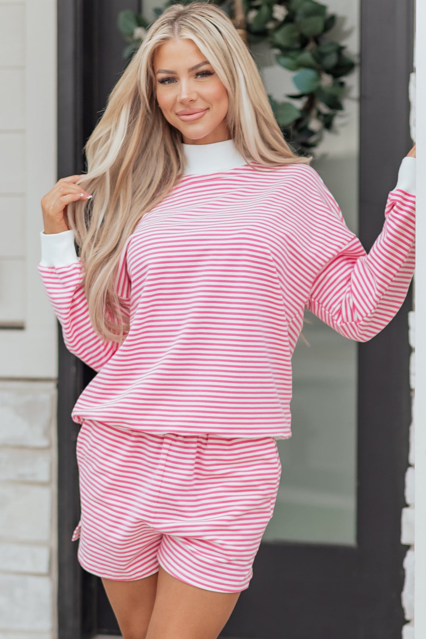 Threaded Pear Sariyah Sweatshirt and Shorts Set