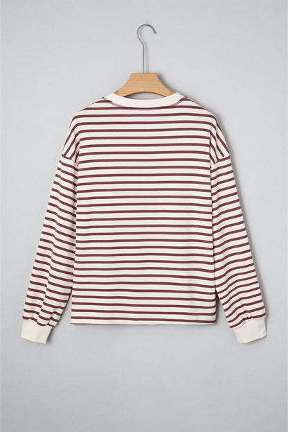 Threaded Pear Margaret Sleeve Henley top Long Sleeve Top