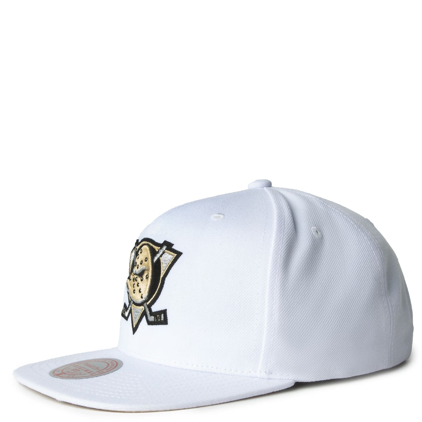 Men's Mitchell & Ness Nhl Winter White Snapback Ducks - White