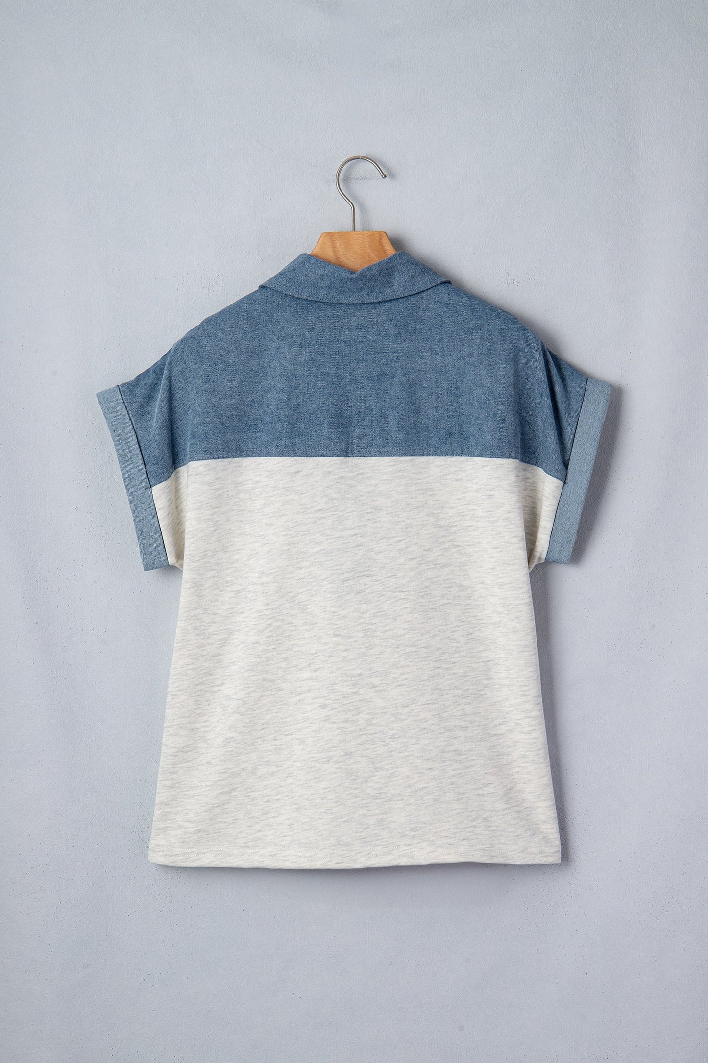 Threaded Pear Ivey Collar Short Sleeve Top