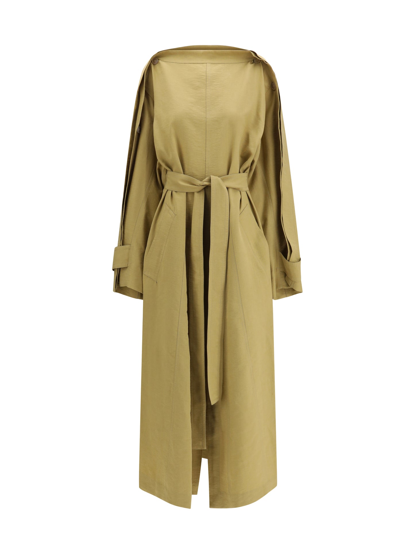 Trench Coat Dress Camel