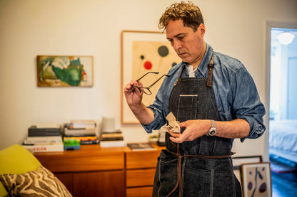 The Selvedge Apron With Removable Leather