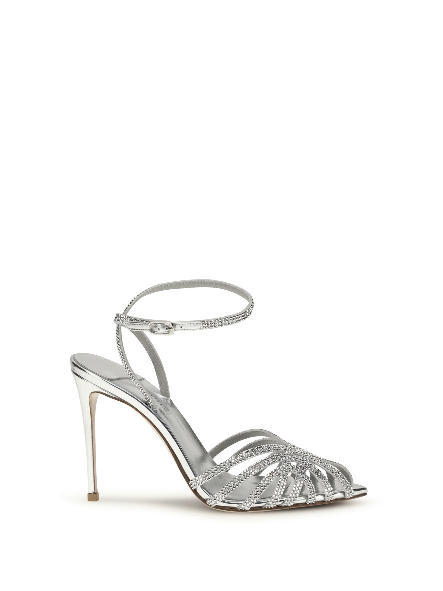 Sandals Embrace Divina Silver Leather