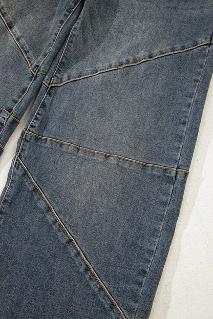 Threaded Pear Alaya Straight High Waist Jeans