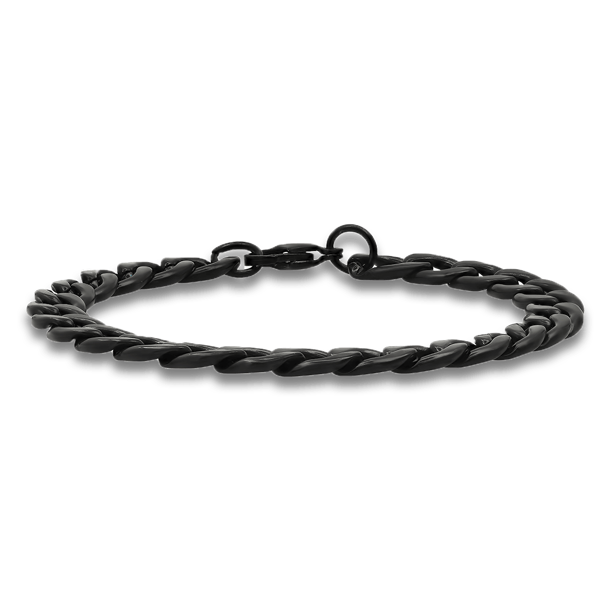 Black Ion Plated Cuban Link Bracelet