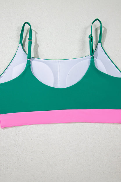 Cora Patchwork High Waisted Bikini by Threaded Pear