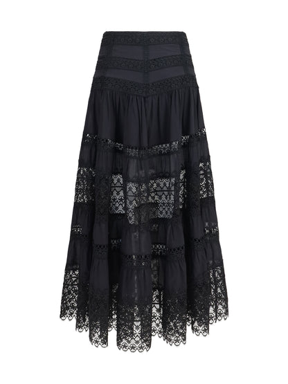 Long Skirt Serza Black