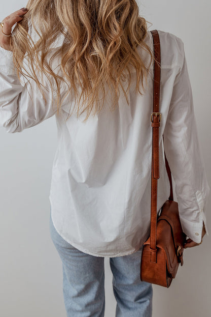 Threaded Pear Zyla Turn Down Collar Shirt