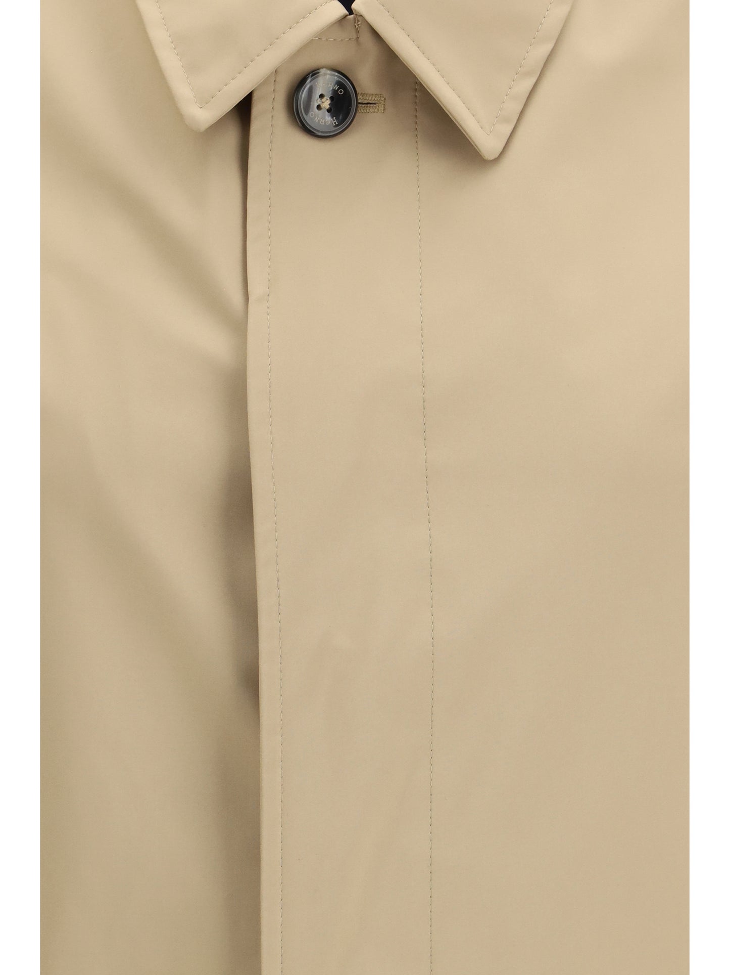 Trench Coat Beige/Blue