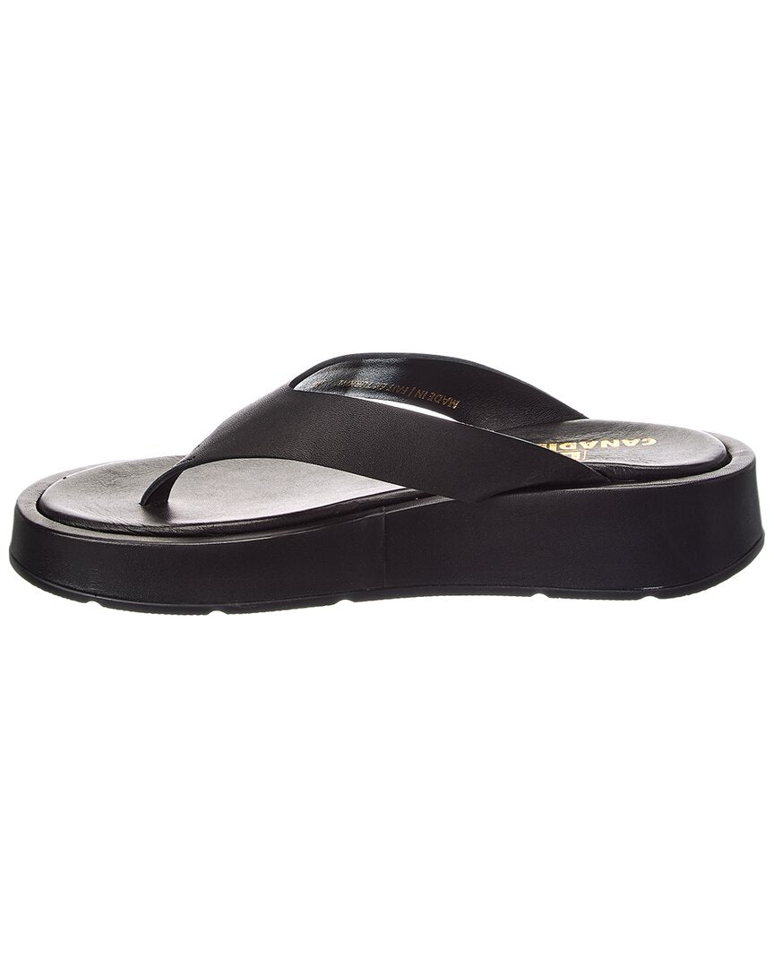 1 Black leather-