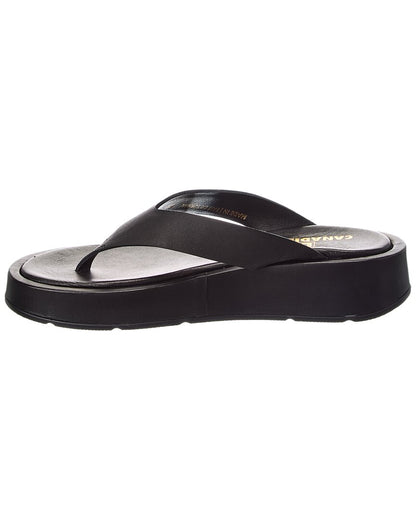 1 Black leather-