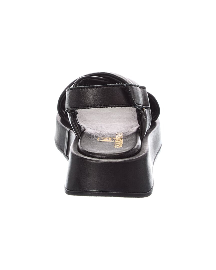1 Black leather-