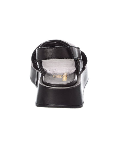 1 Black leather-