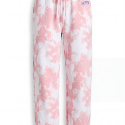 pink and white tie-dye-