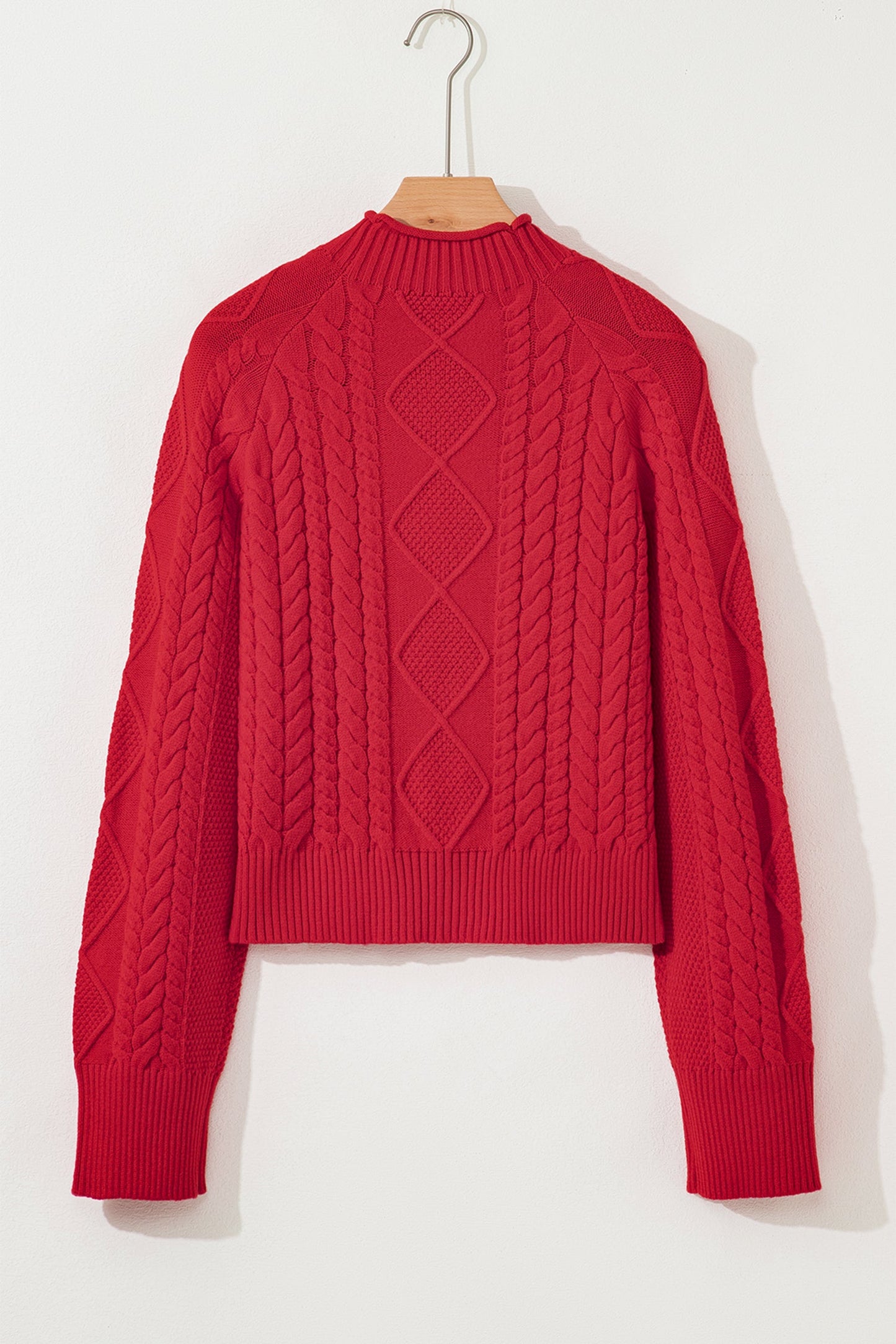 Threaded Pear Joanna Cable Knit Baggy Sweater