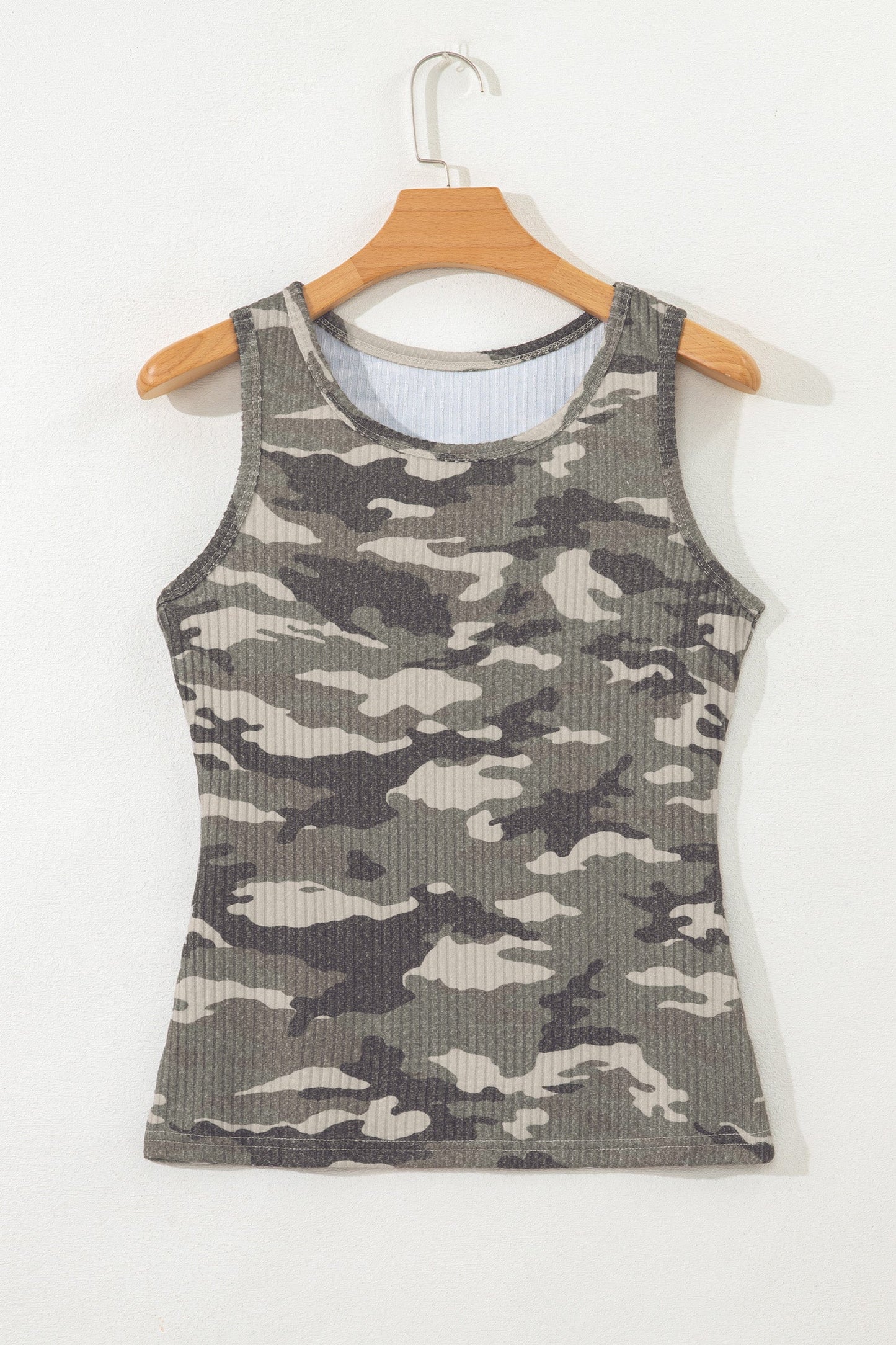 Threaded Pear Wrenley Ribbed Knit Tank Top