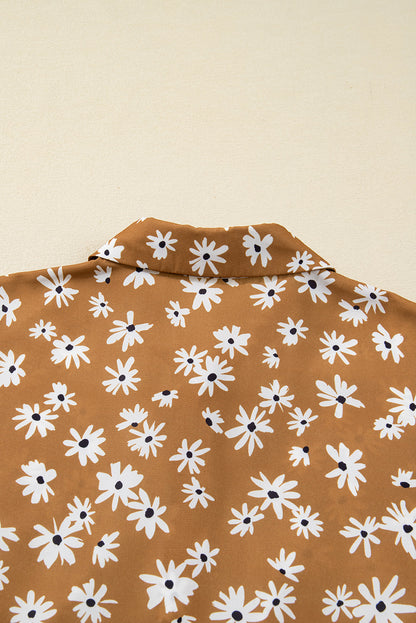 Threaded Pear Miley Print Puff Sleeve PLUS Dress