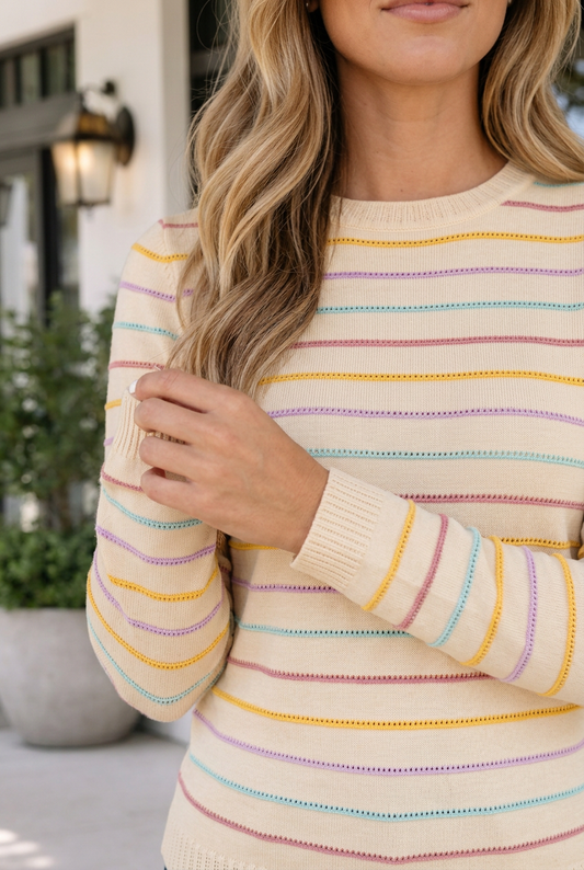 Beige Stripe-