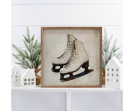 Kendrick Home White Ice Skates
