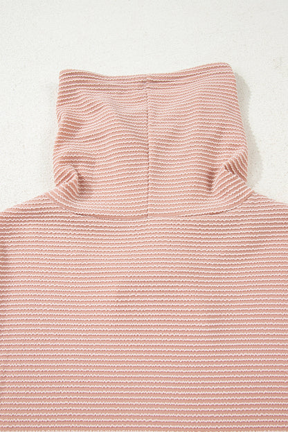 Threaded Pear Mariam Drawstring Cowl Knit Top