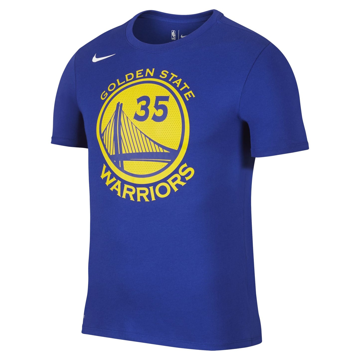 Nike Men's NBA Golden State Warriors Name & Number Kevin Durant T-Shirt