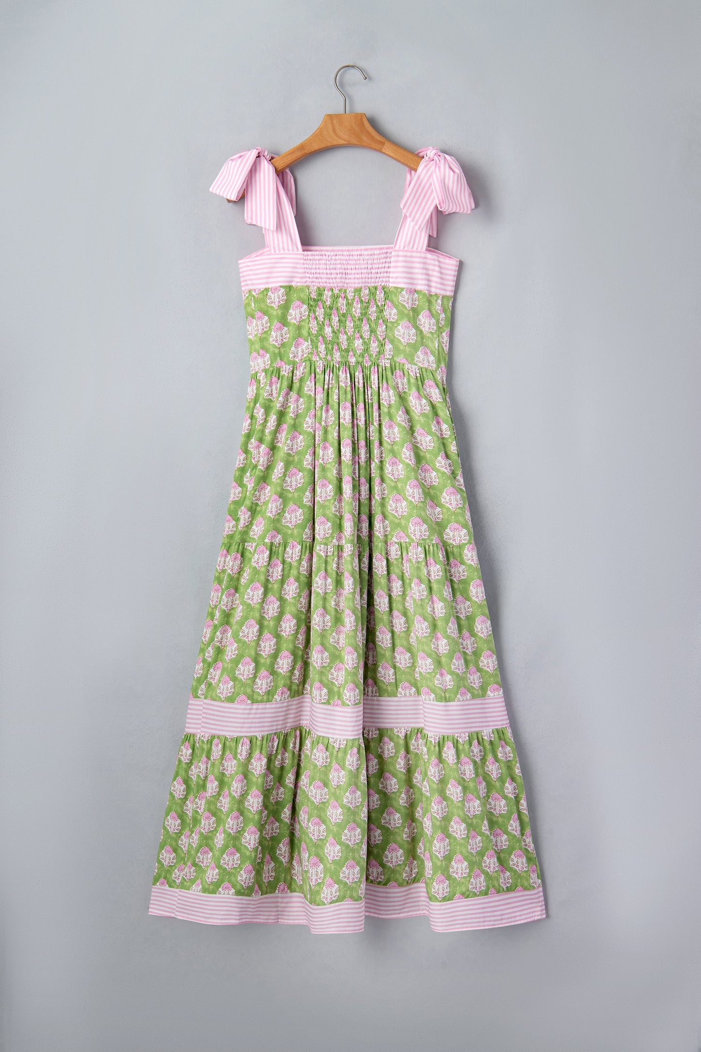 Threaded Pear Adriana Knot Straps Maxi Dress