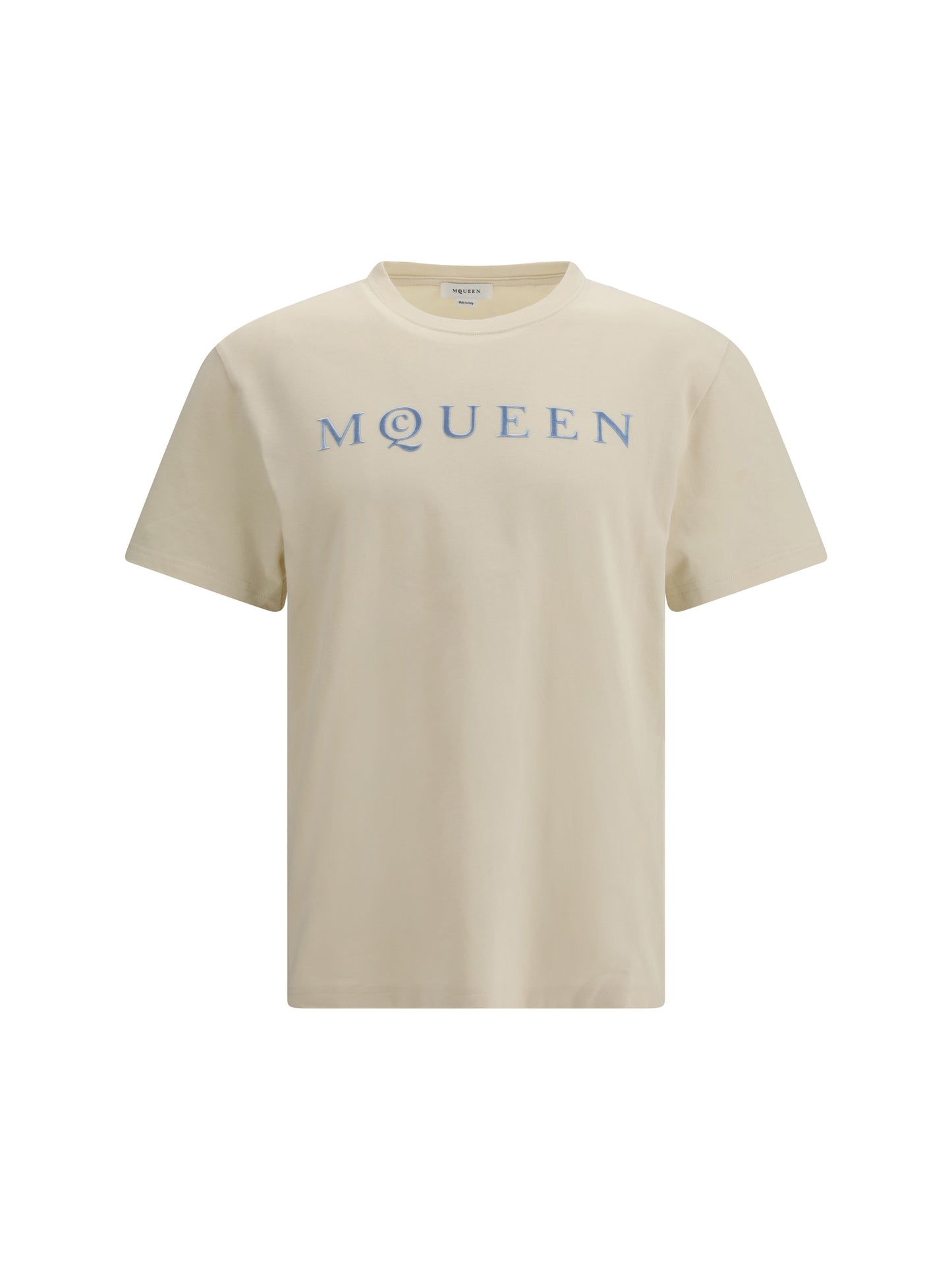 Cotton T-Shirt Chalk/Ice Blue