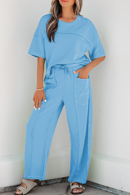 Threaded Pear Rebecca Drop Shoulder Boxy Tee