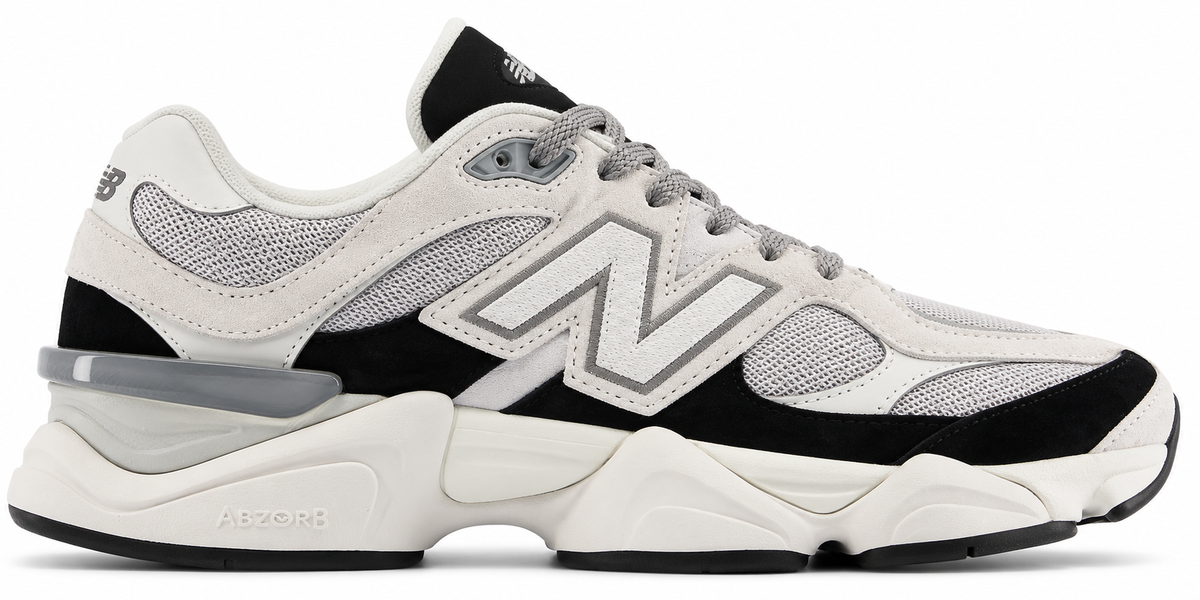 New Balance Mens 9060 Grey Jet Black