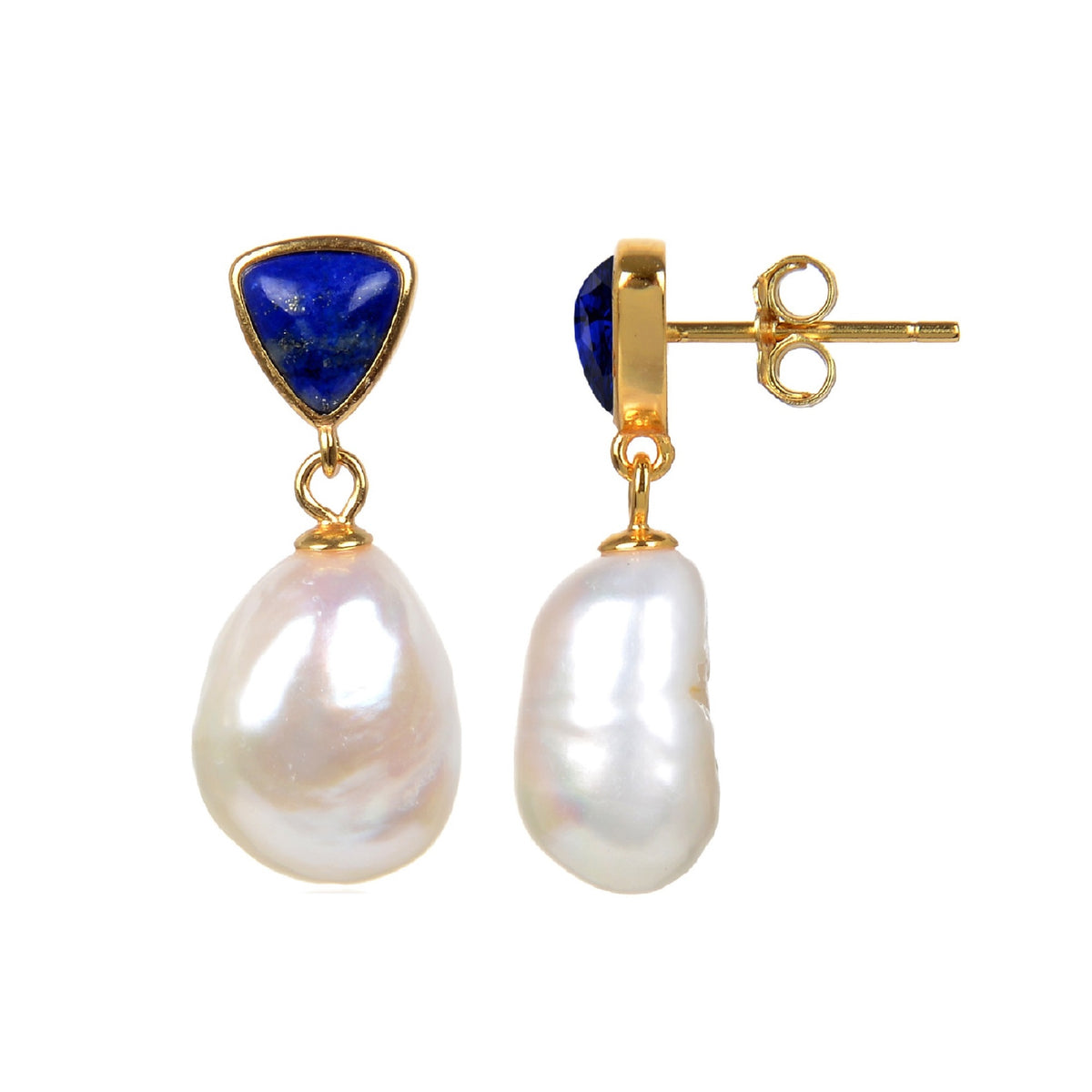 Blue, White-