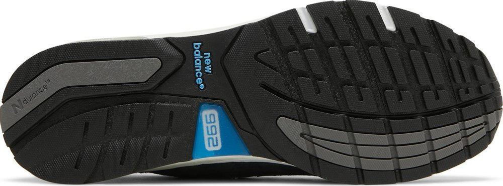 New Balance Men's 992 'Black Blue Grey' Sneakers