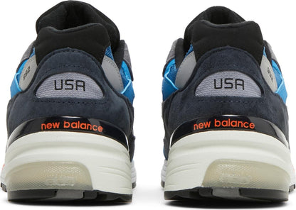 New Balance Men's 992 'Black Blue Grey' Sneakers
