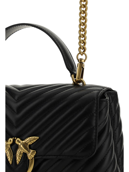 Handbag Love Lady Calfskin Black/Antique Gold