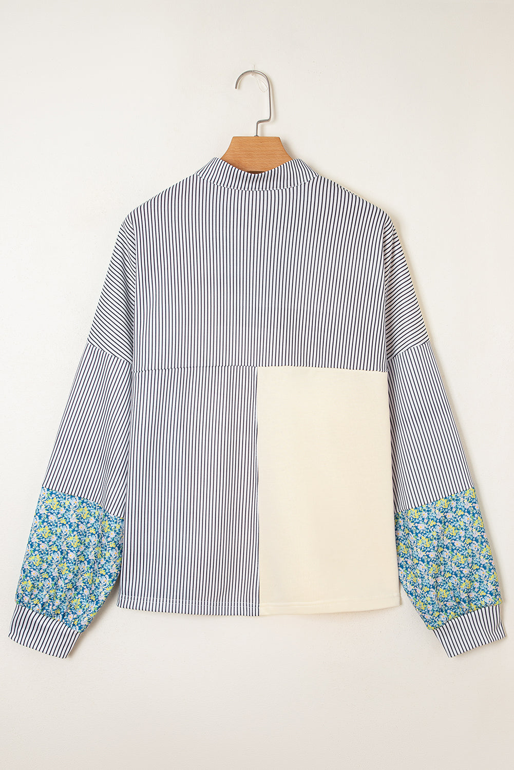 Threaded Pear Syllena Collared Boxy Fit Sweatshirt