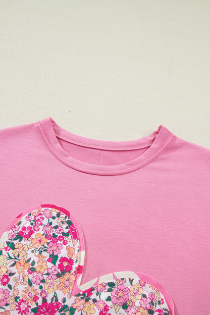 Threaded Pear Adriana Big Flower Oversize Tee