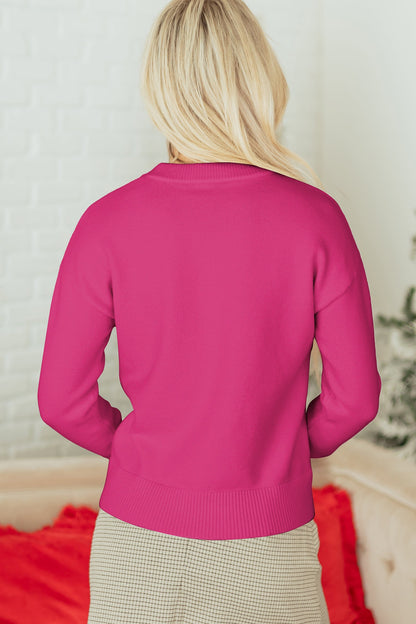 Threaded Pear Meilani Graphic Christmas Holiday Sweater