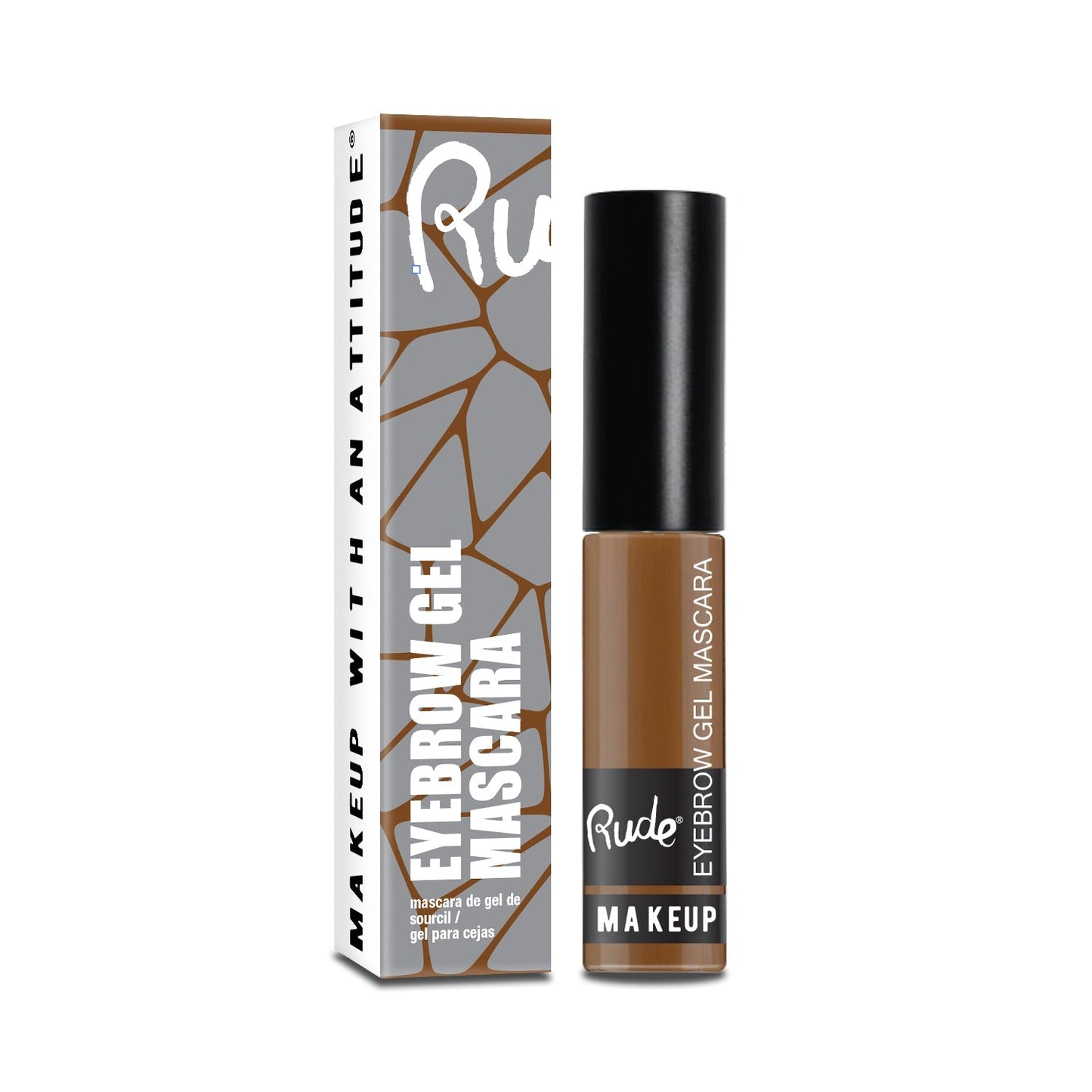 RUDE Eyebrow Gel Mascara - Natural Brown by Avera Group