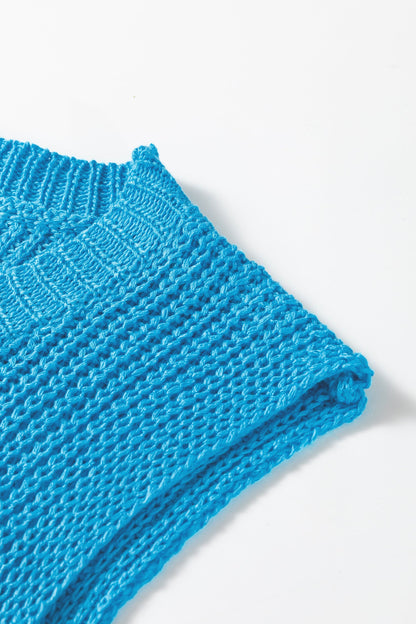 Threaded Pear Sophia Script Graphic Sleeveless Sweater