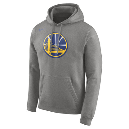 Nike Men's NBA Golden State Warriors Club Fleece Logo Pullover Hoodie