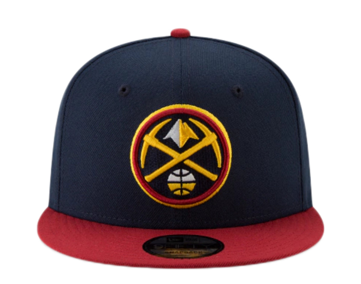 New Era Denver Nuggets 2-Tone OTC 9FIFTY Men's Snapback Hat — Navy/Burgundy