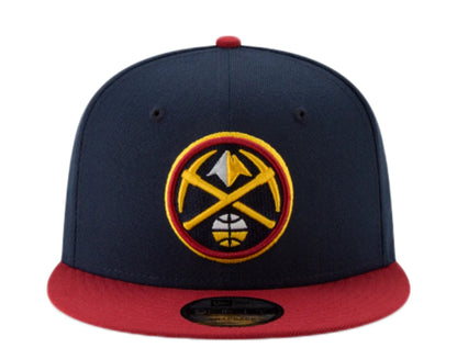 New Era Denver Nuggets 2-Tone OTC 9FIFTY Men's Snapback Hat — Navy/Burgundy
