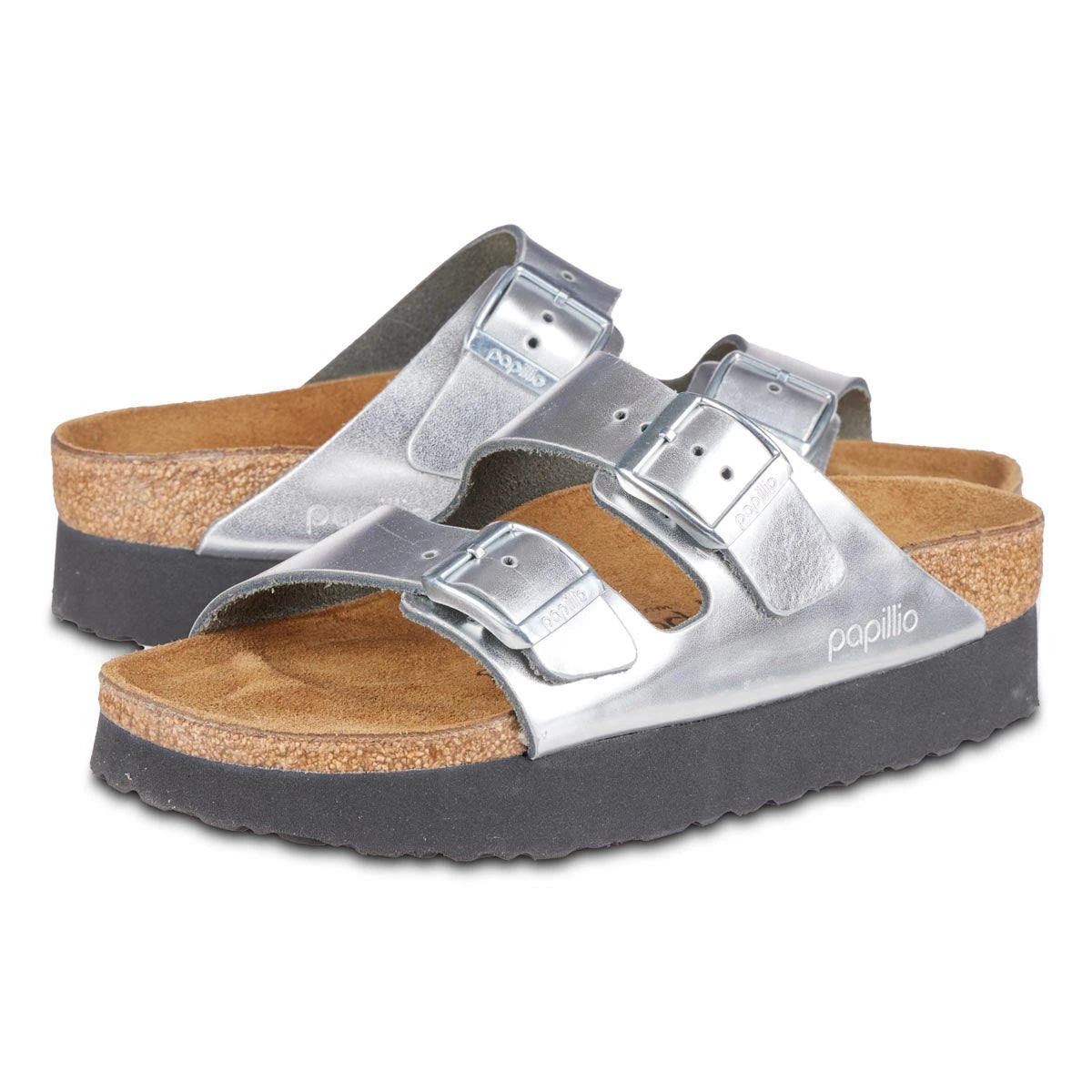 Birkenstock Women's Papillio Arizona Platform Natural Leather